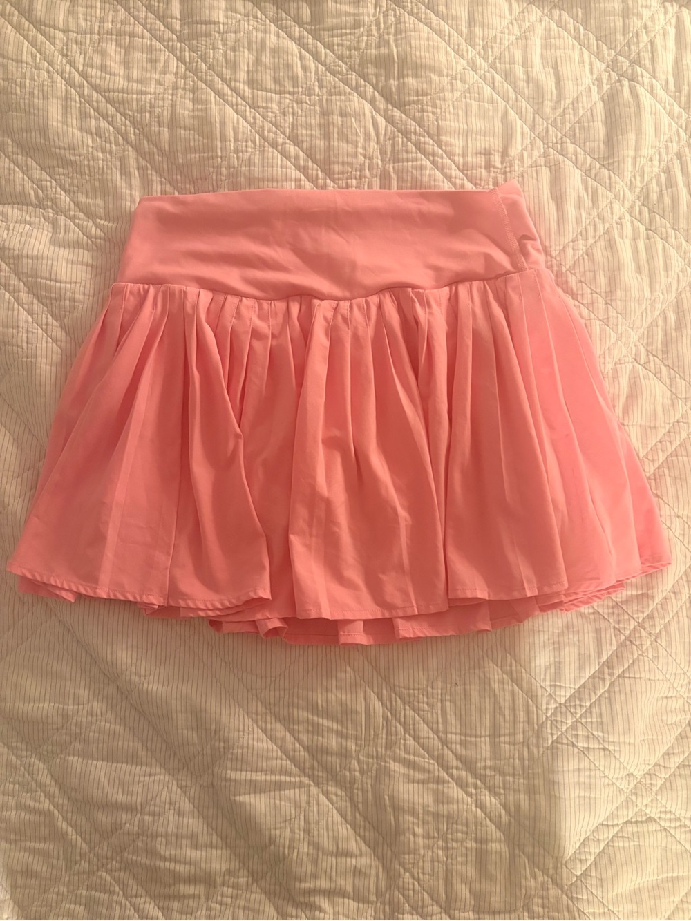 Pink Layered Mini Skirt